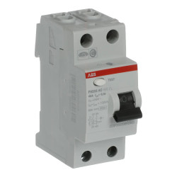 Interrupteur différentiel ABB bipolaire 2P 40A 100mA Type AC - FH202 AC-40/0.1 - 2CSF202006R2400 - Non auxiliarisable