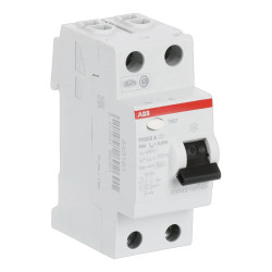 443161 - Interrupteur différentiel ABB bipolaire 2P 63A 30mA Type A - FH202 A-63/0.03 - 2CSF202102R1630 - Non auxiliarisable