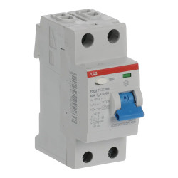 D299283 - Interrupteur différentiel ABB bipolaire 2P 40A 30mA Type F - F202 F-40/0.03 - 2CSF202325R1400 - Auxiliarisable