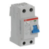 D299283 - Interrupteur différentiel ABB bipolaire 2P 40A 30mA Type F - F202 F-40/0.03 - 2CSF202325R1400 - Auxiliarisable