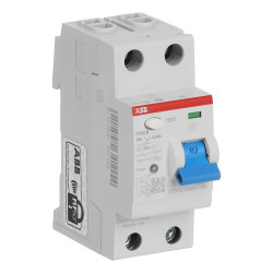 T234115 - Interrupteur différentiel ABB bipolaire 2P 16A 30mA Type B - F202 B-16/0.03 - 2CSF202568R1160 - Auxiliarisable