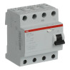Interrupteur différentiel ABB tétrapolaire 4P 40A 30mA Type AC - FH204 AC-40/0.03 - 2CSF204004R1400 - Non auxiliarisable