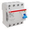 442151 - Interrupteur différentiel ABB triphasé 4P 40A 30mA Type A - F204 A-40/0.03-L - 2CSF204123R1400 - Auxiliarisable