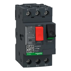 GV2ME02 - Disjoncteur moteur Schneider GV2 réglable de 0,16 à 0,25A - triphasé 3P 3d - déclencheur magnéto-thermique