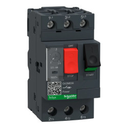GV2ME08 - Disjoncteur moteur Schneider GV2 réglable de 2,5 à 4A - triphasé 3P 3d - déclencheur magnéto-thermique