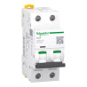 A9F74225 Schneider iC60N - Disjoncteur bipolaire 25A - 2P - Courbe C - 6/10kA - Bornes à vis - Acti9 iC60