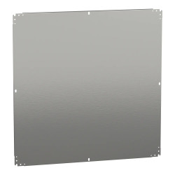 NSYMM1010 Schneider - Plaque de montage pleine pour fond d'armoire Schneider 1000x1000 - PanelSeT CRN ou S3D