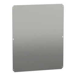 NSYMM108 Schneider - Plaque de montage pleine pour fond d'armoire Schneider 1000x800 ou 800x1000 - PanelSeT CRN ou S3D