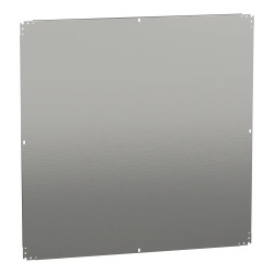 NSYMM1212 Schneider - Plaque de montage pleine pour fond d'armoire Schneider 1200x1200 - PanelSeT CRN ou S3D