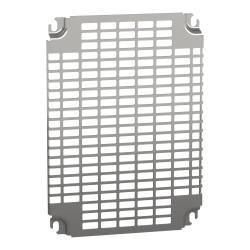 NSYMR43 Grille perforée Telequick pour fond de coffret Schneider 400x300 PanelSet PLM, S3D ou CRN