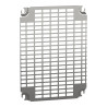 NSYMR43 Grille perforée Telequick pour fond de coffret Schneider 400x300 PanelSet PLM, S3D ou CRN