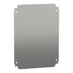 NSYMM43 Schneider - Plaque de montage pleine pour fond de coffret Schneider 400x300 ou 300x400 - PanelSeT PLM, CRN ou S3D