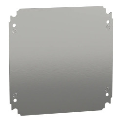 NSYMM33 Schneider - Plaque de montage pleine pour fond de coffret Schneider 300x300 - PanelSeT CRN ou S3D