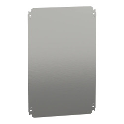 NSYMM64 Schneider - Plaque de montage pleine pour fond de coffret Schneider 600x400 ou 400x600 - PanelSeT PLM, CRN ou S3D