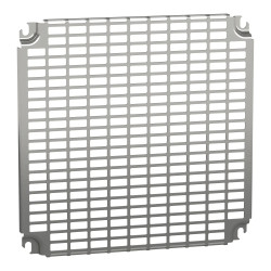 NSYMR44 Platine perforée Telequick pour fond de coffret Schneider 400x400 PanelSet S3D ou CRN