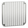 NSYMR44 Platine perforée Telequick pour fond de coffret Schneider 400x400 PanelSet S3D ou CRN