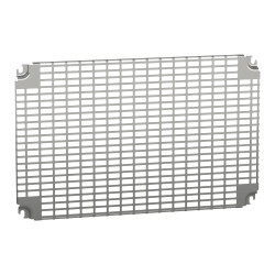 NSYMR46 Platine perforée Telequick pour fond de coffret Schneider 400x600 PanelSet S3D ou CRN