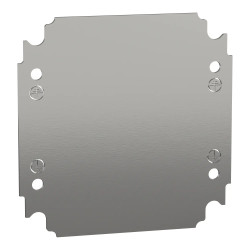 NSYMM22 Schneider - Plaque de montage pleine pour fond de coffret Schneider 200x200 - PanelSeT CRN ou S3D