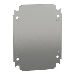 NSYMM2520 Schneider - Plaque de montage pleine pour fond de coffret Schneider 250x200 - PanelSeT CRN ou S3D