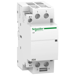 A9C20842 - Contacteur Schneider 40A bipolaire 2NO - Bobine 220V - 2 modules - Acti9 iCT 40A