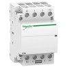 A9C20868 - Contacteur Schneider 63A tétrapolaire 2NO+2NF - Bobine 220V - 3 modules - Acti9 iCT 63A