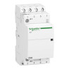 A9C20834 - Contacteur Schneider 25A tétrapolaire 4NO - Bobine 220V - 2 modules - Acti9 iCT 25A