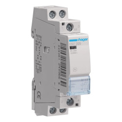 ESC225 - Contacteur Hager 25A bipolaire - Contacts 2NO - Bobine 220V - 1 module - Bornes à vis
