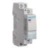 ESC227 - Contacteur Hager 25A bipolaire - Contacts 1NO+1NF - Bobine 220V - 1 module - Bornes à vis