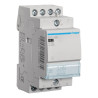 ESC426 - Contacteur Hager 25A tétrapolaire - Contacts 4NF - Bobine 220V - 2 modules - Bornes à vis