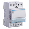 ESC440 - Contacteur Hager 40A tétrapolaire - Contacts 4NO - Bobine 220V - 3 modules - Bornes à vis
