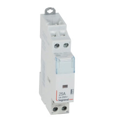 412523 - Contacteur Legrand 25A bipolaire - Contacts 2NO - Bobine 220V - 1 module - CX³