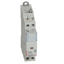 412524 - Contacteur Legrand 25A bipolaire - Contacts 2NF - Bobine 220V - 1 module - CX³