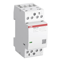 ESB25-04N-01 - Contacteur ABB 25A tétrapolaire 4NF - Silencieux - Bobine 24V AC/DC - 2 modules - 1SAE231111R0104