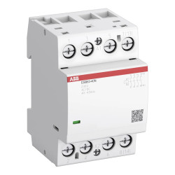 ESB63-20N-06 - Contacteur ABB 63A bipolaire 2NO - Silencieux - Bobine 220V AC/DC - 3 modules - 1SAE351111R0620