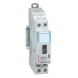 412501 - Contacteur jour nuit Legrand silencieux 25A - 2NO - bobine 220V - pour chauffe eau monophasé