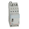 412551 - Contacteur jour nuit triphasé Legrand4P - 25A - bobine 220V - 4NO - 2 modules - avec marche forcée