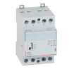 412553 - Contacteur jour nuit tétrapolaire Legrand 4P - 40A - bobine 220V - contact 4NO - 3 modules