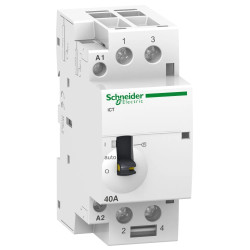 A9C21862 - Contacteur jour nuit Schneider 63A - 2NO - bobine 220V - pour heures creuses - Acti9 iCT
