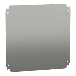 NSYMM44 Schneider - Plaque de montage pleine pour fond de coffret Schneider 400x400 - PanelSeT CRN ou S3D