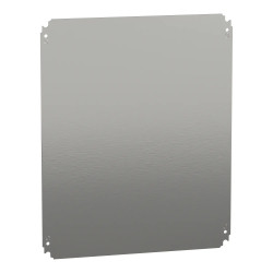 NSYMM65 Schneider - Plaque de montage pleine pour fond de coffret Schneider 600x500 - PanelSeT CRN ou S3D