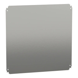 NSYMM66 Schneider - Plaque de montage pleine pour fond de coffret Schneider 600x600 - PanelSeT CRN ou S3D
