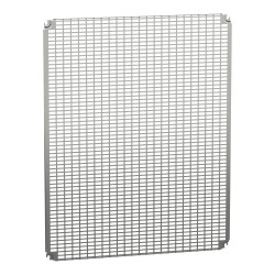 NSYMR108 Platine perforée Telequick pour fond d'armoire Schneider 1000x800 PanelSet PLM, S3D ou CRN