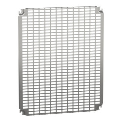 NSYMR65 Platine perforée Telequick pour fond de coffret Schneider 600x500 PanelSet S3D ou CRN