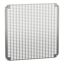 NSYMR66 Platine perforée Telequick pour fond de coffret Schneider 600x600 PanelSet S3D ou CRN