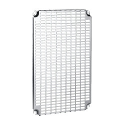 NSYMR810 Platine perforée Telequick pour fond d'armoire Schneider 800x1000 PanelSet S3D ou CRN