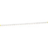 A9XAH157 Schneider - Peigne pour disjoncteur 1P + Auxiliaire- Pas 18mm - 57 modules (38x 1P + 19x Aux 9mm) - Acti9 iC60
