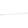A9XAH657 Schneider - Peigne de répartition équilibrée 3P vers 1P + Auxiliaire - Pas 18mm - 57 modules (38x 2P + 19x Aux 9mm)