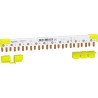 A9XPC612 Schneider - Peigne pour disjoncteur phase neutre 1P+N - Pas 9mm - 12 modules - Acti9 iDT40 ou iC40