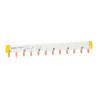 A9XPH212 Schneider - Peigne bipolaire 2P pour disjoncteur 2P - Pas 18mm - 12 modules (6x disj 2P) - Acti9 iC60