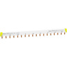 A9XPH218 Schneider - Peigne bipolaire 2P pour disjoncteur 2P - Pas 18mm - 18 modules (9x disj 2P) - Acti9 iC60